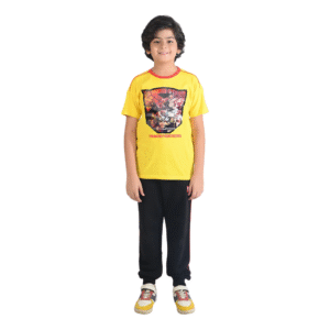 Boys Jersey/Terry 2 Piece Suit-Yellow