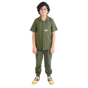 Boys Jersey/Terry 2 Piece Green